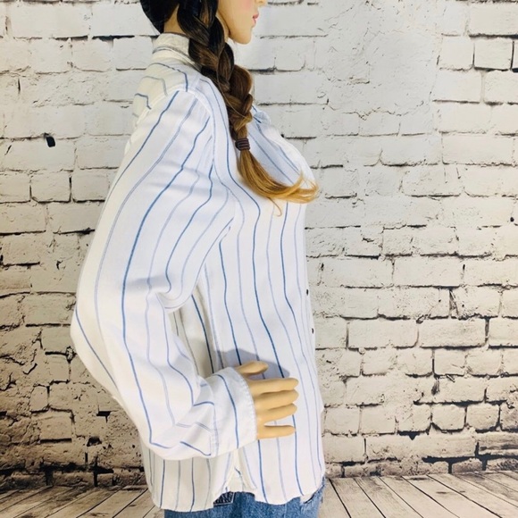 Jach's Girlfriend striped button down - Picture 2 of 3